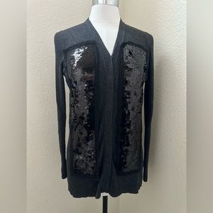 SimplyVera Vera Wang Sequin Cardigan Sweater - Size S